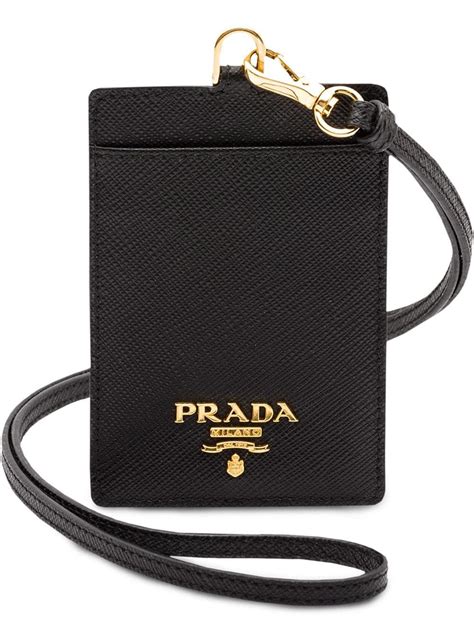 prada logo badge|Prada lanyard.